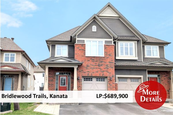 1591 Carronbridge Circle, Kanata South - semi-detached townhouse for sale
