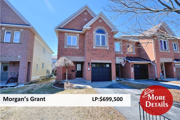 210 Hunterbrook Street, Morgan's Grant, Kanata - end unit townhome for sale