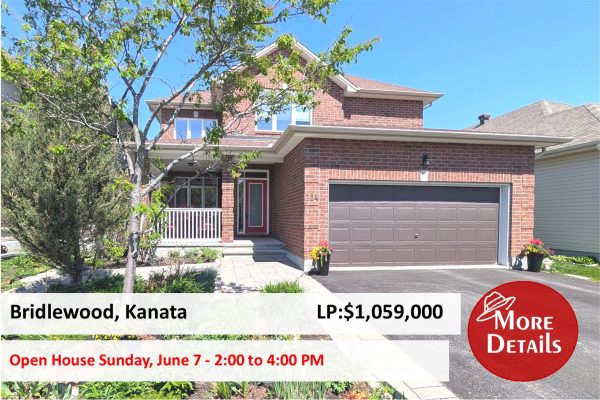 Open House - 214 Davy Street, Kanata - June 7, 2026 - 2 to 4 pm