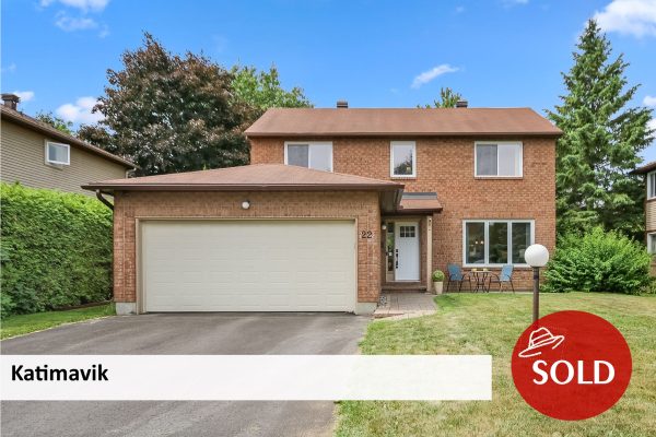 22 Hewitt Way, Katimavik, Kanata - sold
