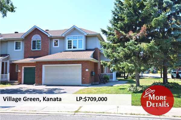 46 Kettleby, Village Green, Kanata, townhome for sale