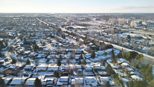 Katimavik in Kanata - snow covered rooftops