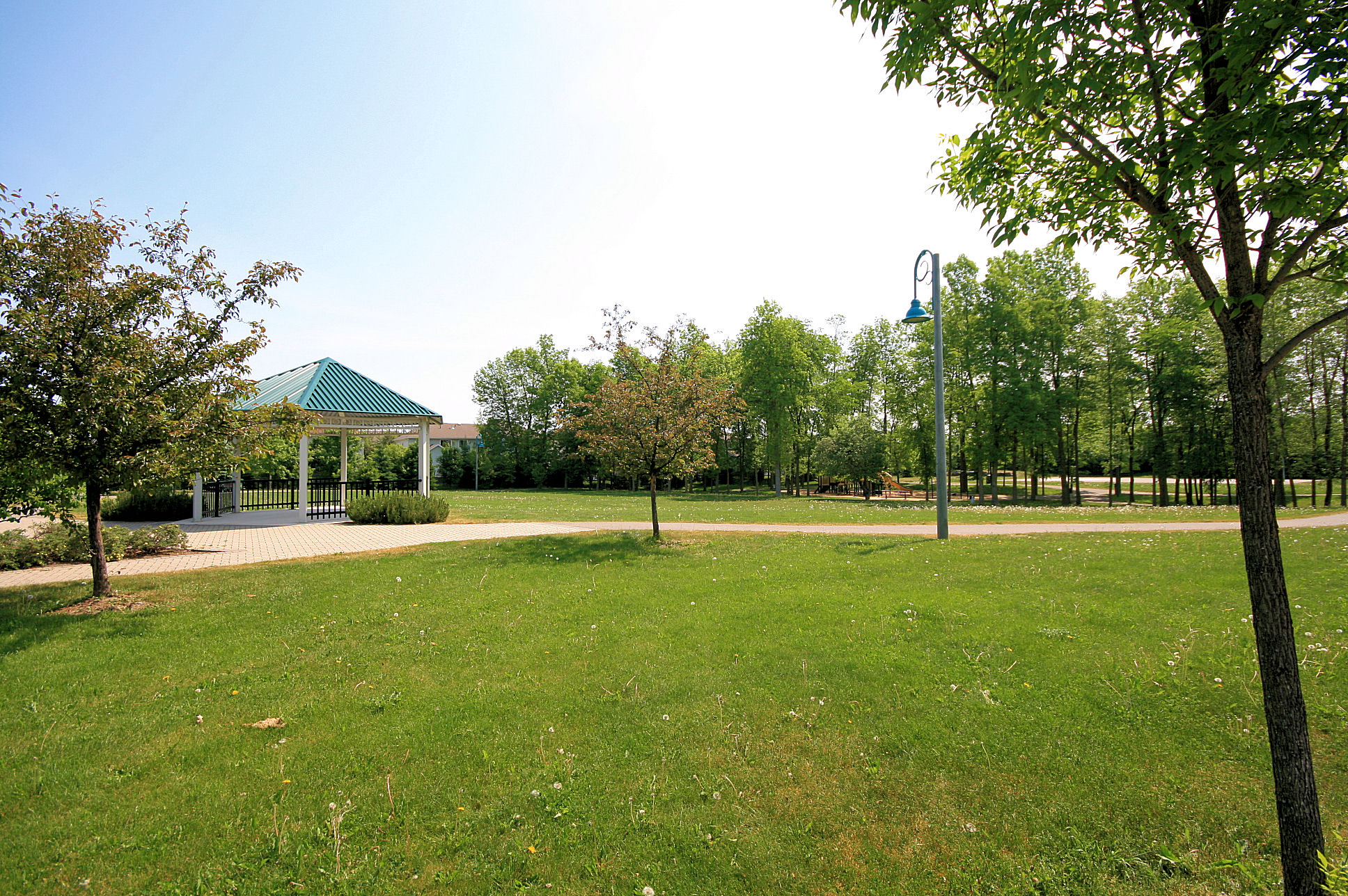 Park in Village Green, Kanata showing Gaebo